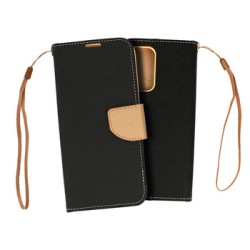 Fancy Wallet Δερματίνης Galaxy A53 5G Μαύρο/Χρυσό