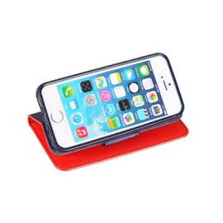 Fancy Wallet Δερματίνης Galaxy A53 5G Κόκκινο/Μπλε
