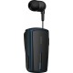 Ακουστικό Bluetooth iPro RH120 Retractable Μαύρο-Μπλε Ακουστικό Bluetooth iPro RH120 Retractable Μαύρο-Μπλε