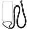 Θήκη Ancus Crossbody για Apple iPhone 11 Διάφανη με Κορδόνι Μαύρο