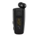NSP BN220 In-ear Bluetooth Handsfree Ακουστικό Πέτου Μαύρο