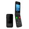 POWERTECH Κινητό Τηλέφωνο Sentry Dual II, 2 οθόνες, SOS Call, μαύρο