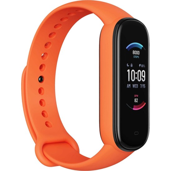 Amazfit Band 5 Αδιάβροχο με Παλμογράφο Πορτοκαλί