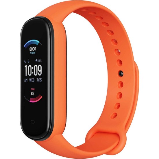 Amazfit Band 5 Αδιάβροχο με Παλμογράφο Πορτοκαλί