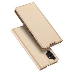 Dux Ducis Skin Pro Leather Wallet Book Case for Samsung Galaxy A13 4G Χρυσό