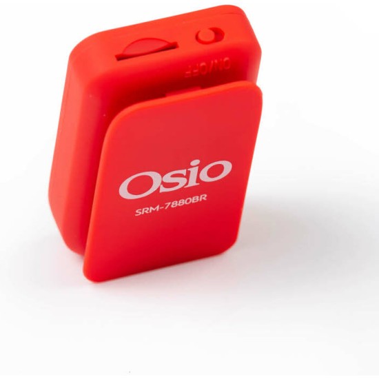 Osio MP3 Player-FM Radio Με Οθονη κ Κλιπ Ζωνης Κοκκινο