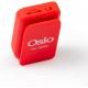 Osio MP3 Player-FM Radio Με Οθονη κ Κλιπ Ζωνης Κοκκινο