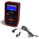 Osio MP3 Player-FM Radio Με Οθονη κ Κλιπ Ζωνης Κοκκινο