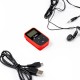 Osio MP3 Player-FM Radio Με Οθονη κ Κλιπ Ζωνης Κοκκινο
