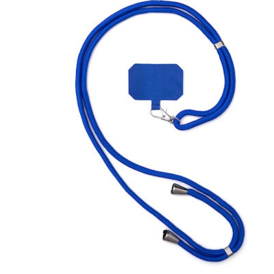 Stylish Cord Λουράκι Λαιμού για Κινητά Blue