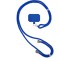 Stylish Cord Λουράκι Λαιμού για Κινητά Blue