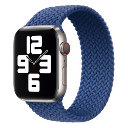 ROCKROSE πλεκτό solo band Maya για Apple Watch 42/44mm, 165mm, μπλε
