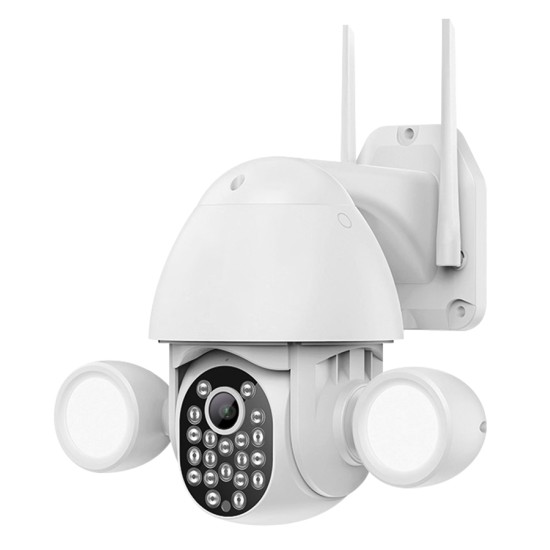 SECTEC smart IP PTZ κάμερα ST-967-5M-TY, με PIR & προβολείς, Wi-Fi, 5MP