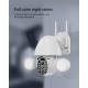 SECTEC smart IP PTZ κάμερα ST-967-5M-TY, με PIR & προβολείς, Wi-Fi, 5MP