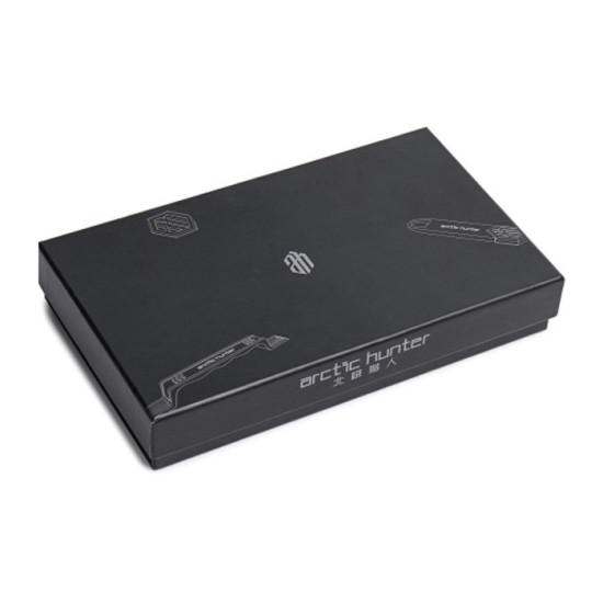 ARCTIC HUNTER πορτοφόλι & mini organizer Q0010, αδιάβροχο, μαύρο