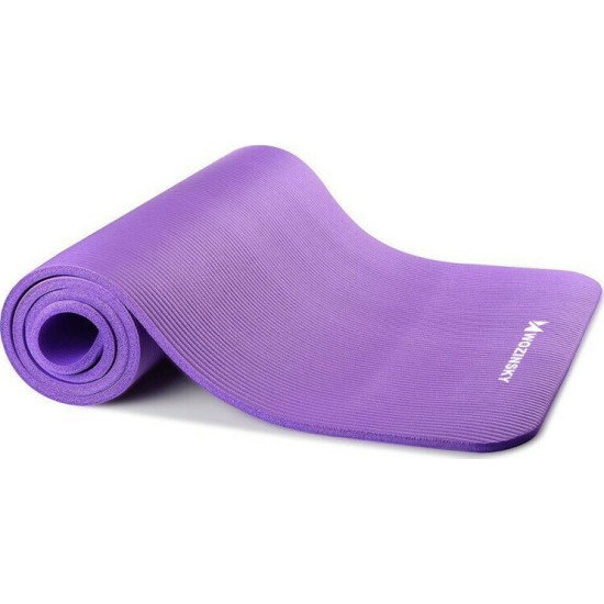 Στρώμα Γυμναστικής non slip mat for exercising 181cm x 63cm x 1cm (WNSP-BLUE) Μωβ