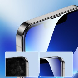 Joyroom Knight 2,5D TG Tempered Glass for iPhone 14 Full Screen with Frame Transparent JR-H01