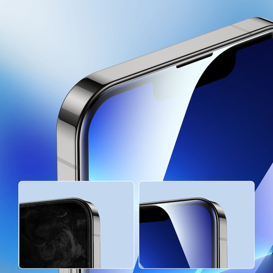 Joyroom Knight 2,5D TG Tempered Glass for iPhone 14 Full Screen with Frame Transparent JR-H01