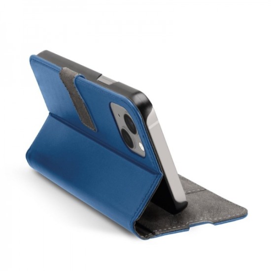 SBS WALLET STAND BOOK IPHONE 14 blue