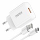 Choetech Q5003 USB wall charger Type A QC 3.0 (Q5003-white) Λευκό