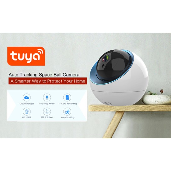 INNOTRONIK smart IP κάμερα ITY-PT16, ανίχνευση κίνησης, Tuya, 2MP, 1080p