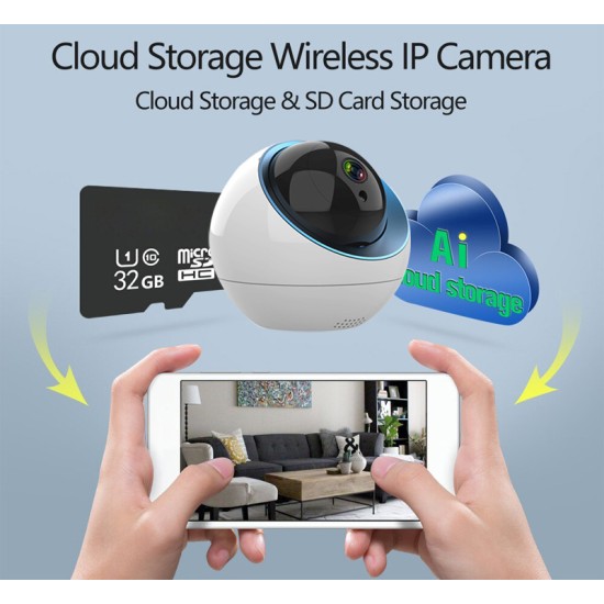 INNOTRONIK smart IP κάμερα ITY-PT16, ανίχνευση κίνησης, Tuya, 2MP, 1080p