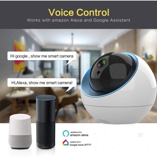 INNOTRONIK smart IP κάμερα ITY-PT16, ανίχνευση κίνησης, Tuya, 2MP, 1080p