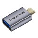 CABLETIME αντάπτορας USB Type-C σε USB 3.0 C160, γκρι