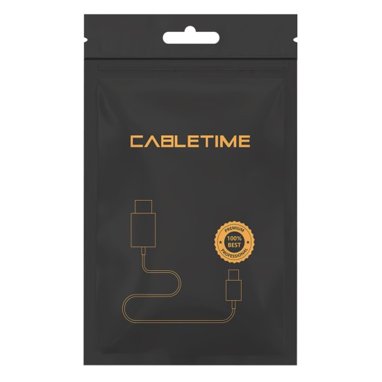 CABLETIME αντάπτορας USB Type-C σε USB 3.0 C160, γκρι