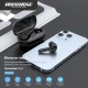 ROCKROSE earphones Sensational Real, θήκη φόρτισης, True Wireless, μαύρα