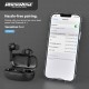 ROCKROSE earphones Sensational Real, θήκη φόρτισης, True Wireless, μαύρα