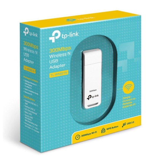 TP-LINK TL-WN821N 300Mbps Wireless N USB