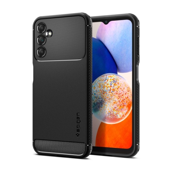 Spigen Rugged Armor Back Cover Σιλικόνης Μαύρο (Galaxy A14) Spigen Rugged Armor Back Cover Σιλικόνης Μαύρο (Galaxy A14)