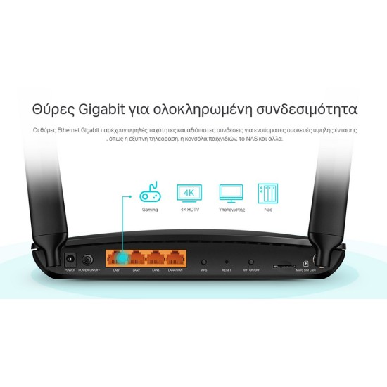TP-LINK ROUTER MR600 4G LTE WiFI DUAL BAND ROUTER