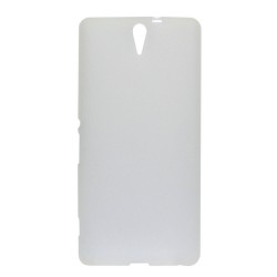 Θήκη Σιλικόνης Sony C5 Ultra Frost Λευκό