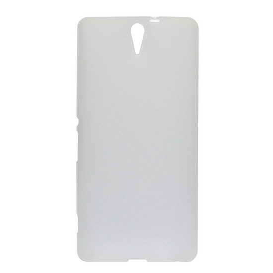 Θήκη Σιλικόνης Sony C5 Ultra Frost Λευκό