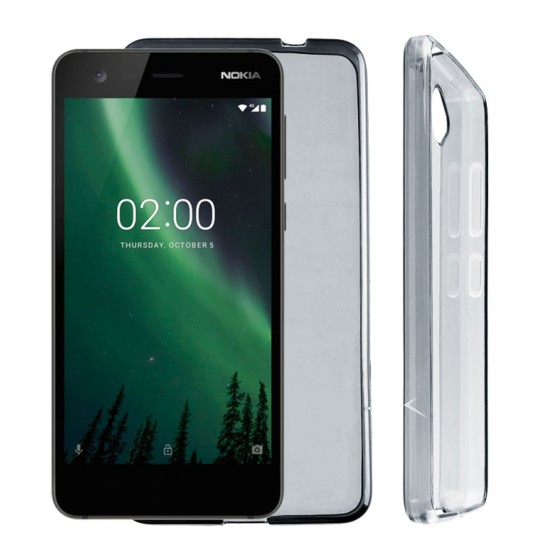 Θήκη Nokia 2 5.0" Slimcolor TPU Διάφανο-Γκρι Θήκη Nokia 2 5.0" Slimcolor TPU Διάφανο-Γκρι