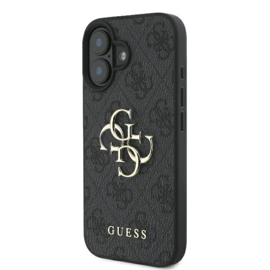 Guess 4G Big Logo Case for iPhone 16 - Black