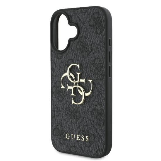 Guess 4G Big Logo Case for iPhone 16 - Black