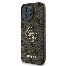 Guess 4G Big Logo Case for iPhone 16 Pro - Brown