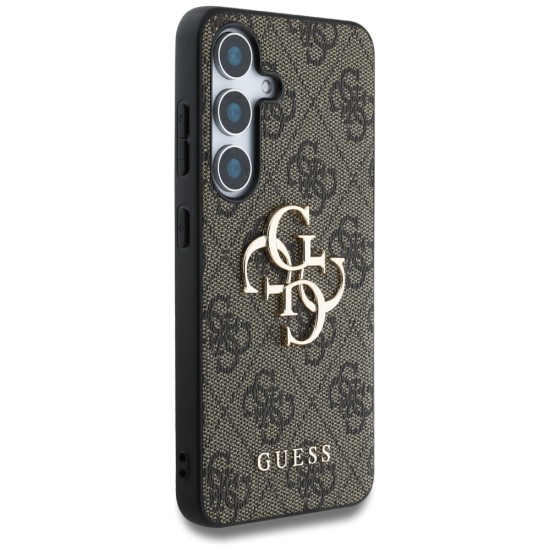 Guess Big 4G Logo Classic Logo Case for Samsung Galaxy S25 Brown