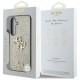 Guess Fixed Glitter Big 4G Metal Logo case for Samsung Galaxy S25 gold
