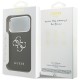 Guess Grained Big 4G Classic Logo case for iPhone 17 Pro - black