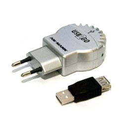 Φορτιστής Ansmann USB 5V 0.75A (KN-ADA031B) Ασημί