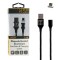Καλώδιο Φόρτισης και Δεδομένων NSP Micro USB Φόρτισης-Data Magnetic Braided NSC01 3.5A QC 2.0 1m Μαύρο