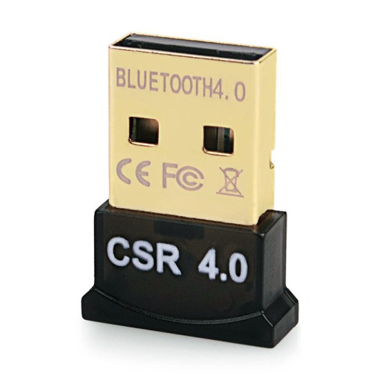 Bluetooth V4.0 & EDR USB Δέκτης, Plug & Play, CSR chip, 20m εμβέλεια max Bluetooth V4.0 & EDR USB Δέκτης, Plug & Play, CSR chip, 20m εμβέλεια max