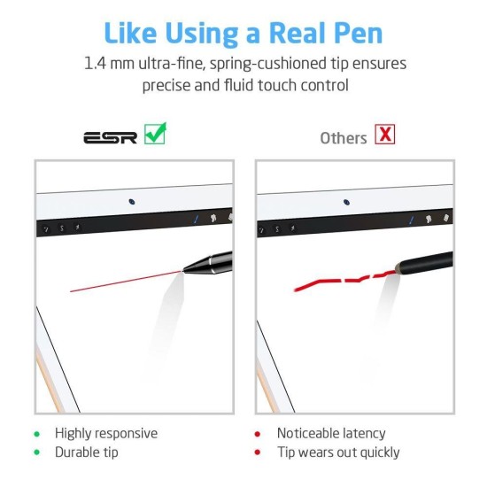 ESR stylus pen Digital black ESR stylus pen Digital black