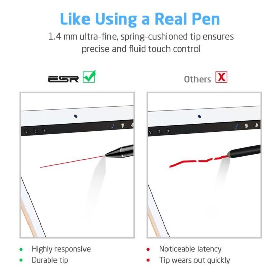ESR stylus pen Digital black ESR stylus pen Digital black