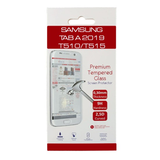 Volte-Tel Προστατευτικό τζαμάκι Tempered glass για Samsung TAB A 2019 T510 / T515 10.1