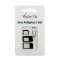 Adaptors Set 4 In 1 - 3 Sim Card Adaptors + Sim Card Tray Tool Volte-Tel